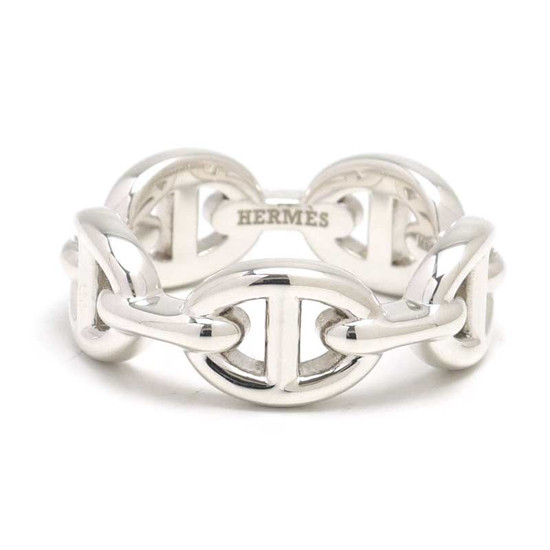 エルメス シェーヌ・ダンクル・アンシェネ リング PM #50 約10号 SV