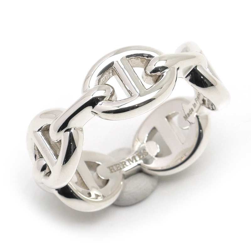 エルメス シェーヌ・ダンクル・アンシェネ リング PM #50 約10号 SV