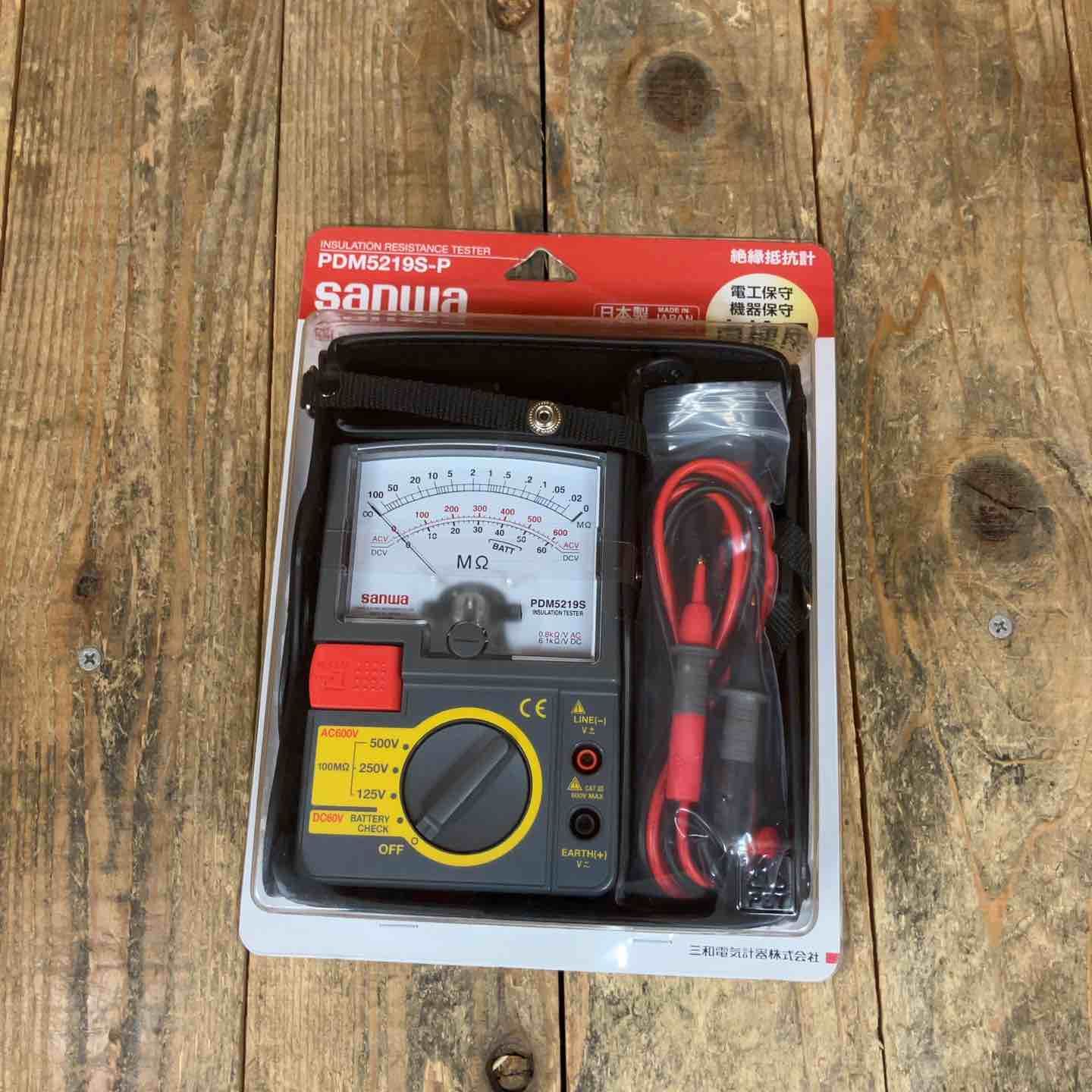 ◇三和電気計器(サンワ/sannwa) アナログ3レンジ式絶縁抵抗計 購入