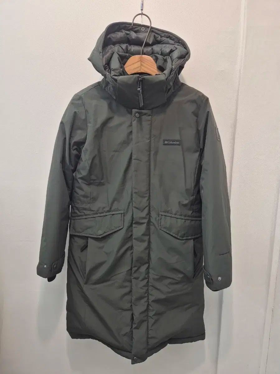 Columbia コロンビア カーキ色 ダウンジャケット ロング丈 S