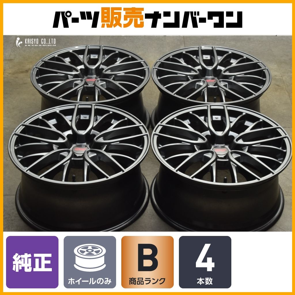 良好品 スバル WRX STI 18 in 8 5 J 55 PCD 114 3 4本セット S 4 レヴォーグ フォレスター 流用 ノーマル戻し スタッドレス用に