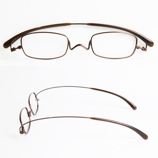 2.00 レンズ入り PaperGlass ペーパーグラス 老眼鏡 OPG-202-14 ブラウン