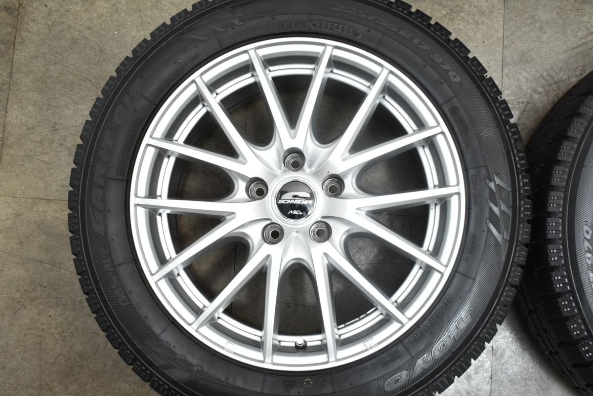 シュナイダー 17 in 7 J 48 PCD 114 3 トーヨー オブザーブ ガリット GIZ 225 55 R ヴェゼル アテンザ スカイライン 流用