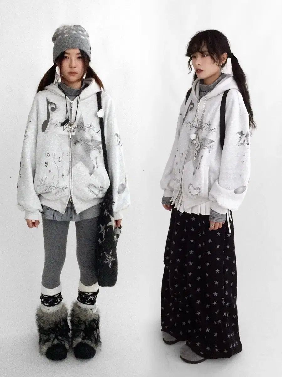 ピクセル パッチ プリント オリジナル スウェット 起毛 マウンテンパーカー WHO フード オーバーサイズ 厚手