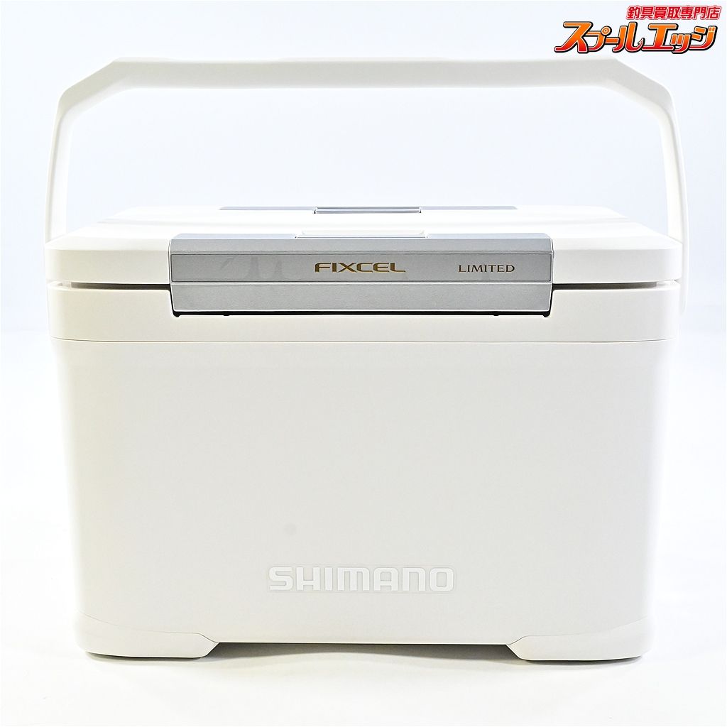 シマノ フィクセル リミテッド 22L NF-222V ピュアホワイト 3面一体型真空パネル クーラーボックス SHIMANO K_140 e08223