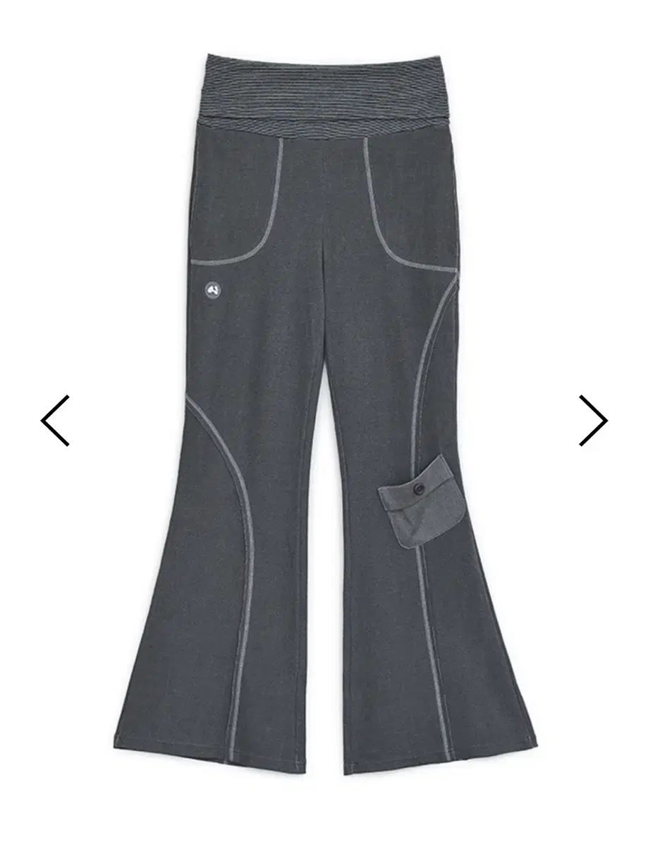 100％品質保証！ ハグユアースキン ピグメント ブーツカット パンツ チャコール