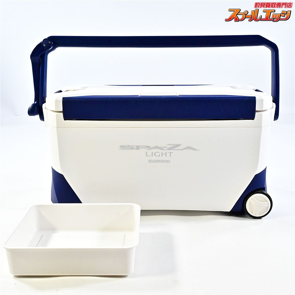 シマノ スペーザ ライト 250 LC-125P 25L キャスター付 ピュアホワイト クーラーボックス ピュアホワイト K_120 e08235