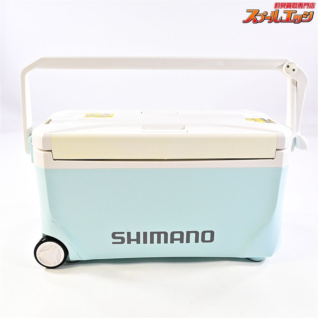 シマノ スペーザーホエール ベイシス NS-D25Y 25L インショアブルー キャスター付 クーラーボックス SHIMANO K_160 e08236