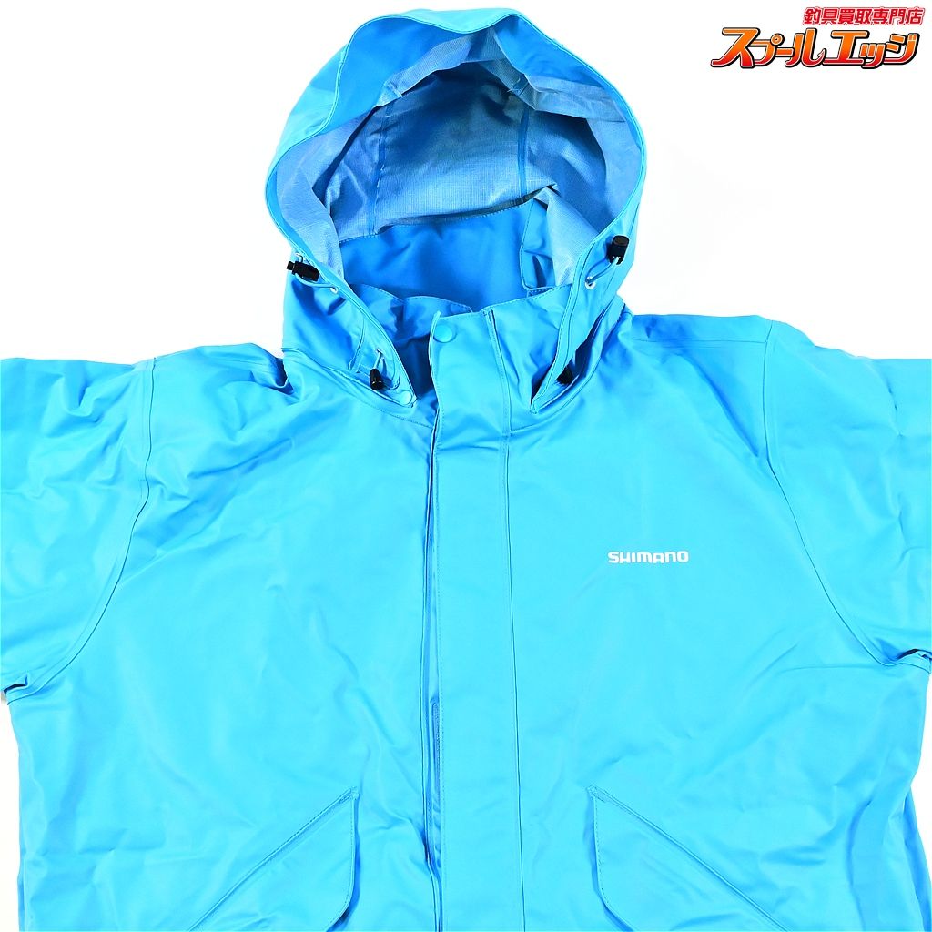 シマノ マリンスーツ RA-301V サイズアジアXL 上下セット ブルー レインウェア 雨具 SHIMANO MARINE K_100 e08239