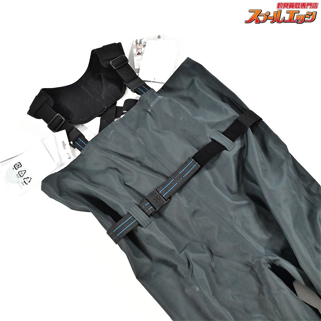 シマノ ゼフォー アクトゲームウェーダー WA-228R チェストハイ 中丸 サイズLL ブラック SHIMANO XEFO K_100 e08255