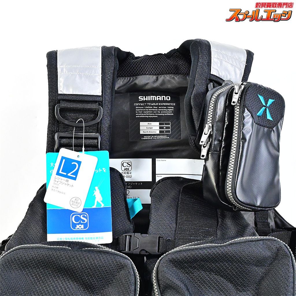 シマノ ゼフォー アクトゲームベスト VF-274R フローティングベスト サイズアジアL SHIMANO XEFO K_100 e08256