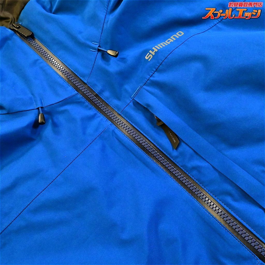  シマノ ゴアテックス ウォームレインジャケット RB 01 JU サイズアジアXL ブルー SHIMANO GORE TEX RAIN JACKET K_060 e 08260 その他 ウェア
