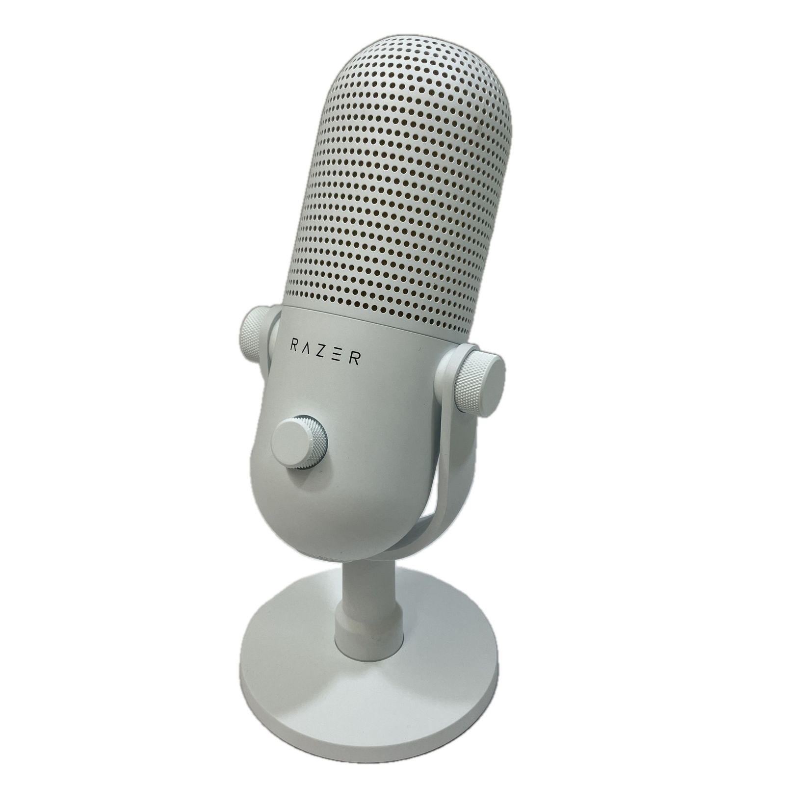 Razer RZ19-0506 Seiren V3 Chroma WHITE EDITION コンデンサーマイク レイザー 音響機材 Y10496087