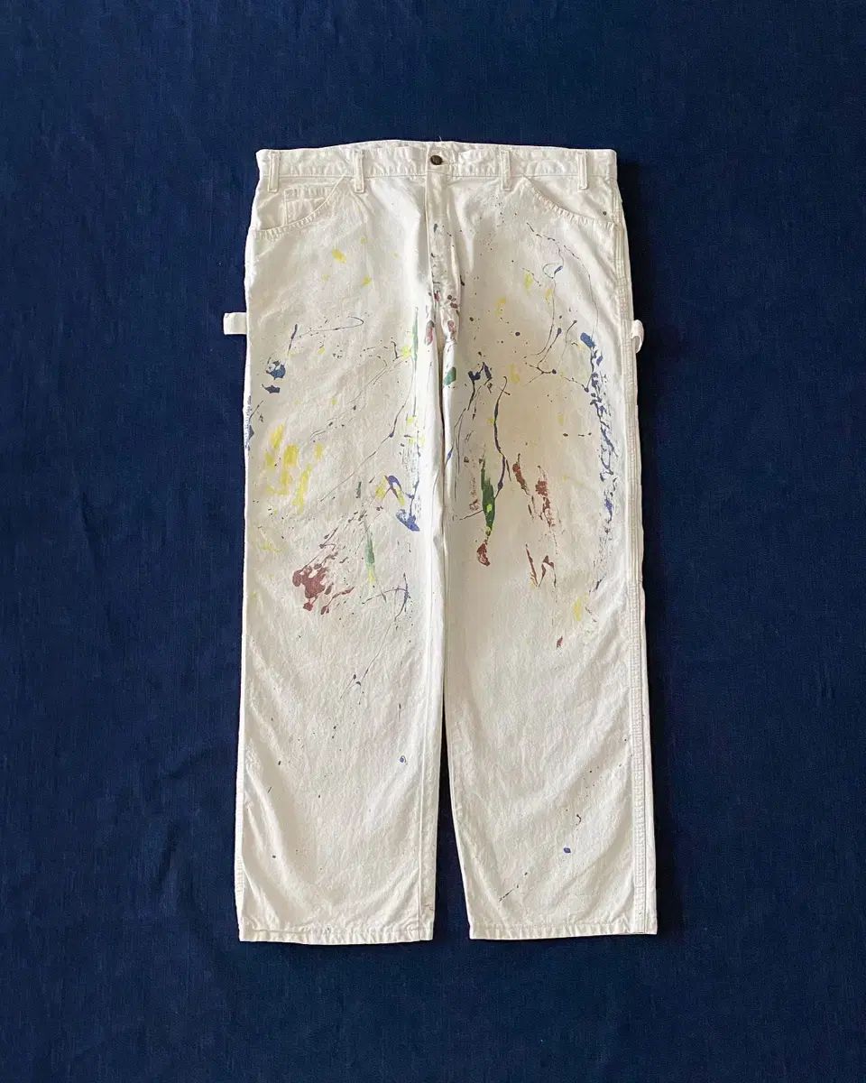 ディッキーズ 白 カーペンター ペインター ウォーク パンツ YC-015