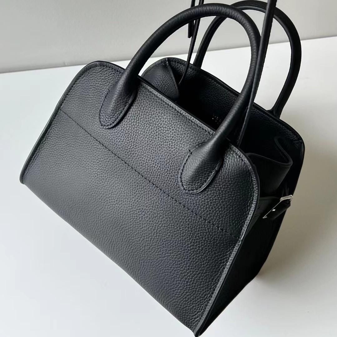 THE ROW Margaux10 ザロウ マルゴー10 ファッション レディース バッグ ハンドバッグ ショルダーバッグ ブラック 2WAY