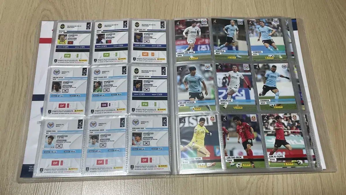 2025 Panini パニーニ Kリーグ フルセット バインダー 含む