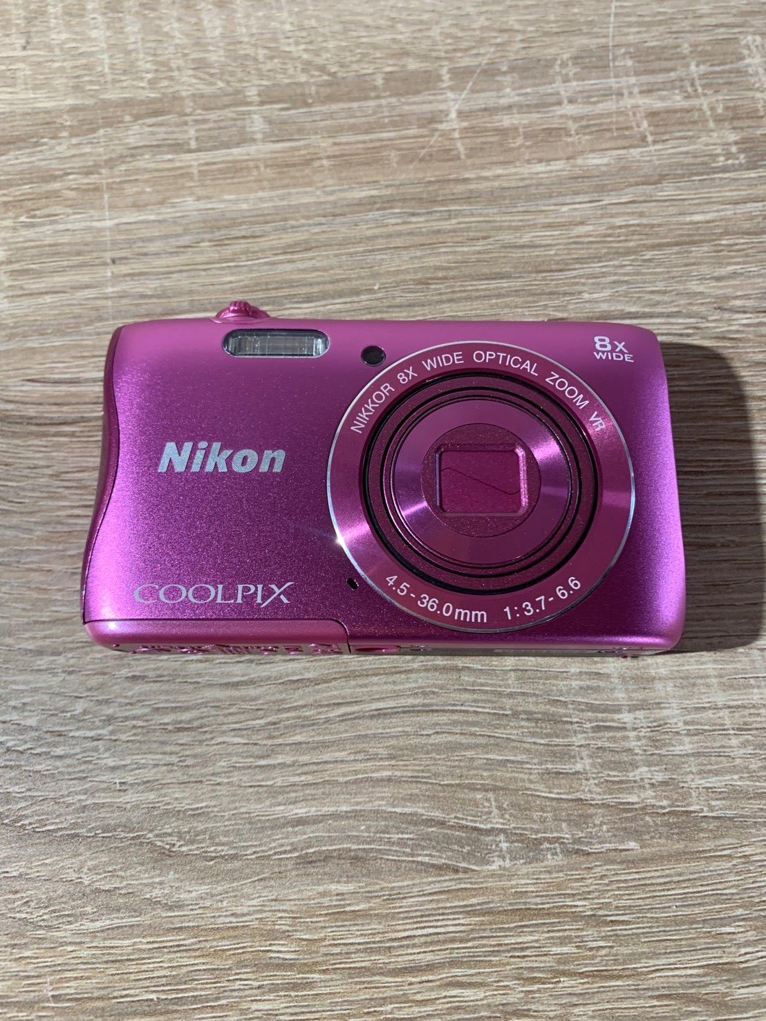 6406 Nikon COOLPIX S3700 ピンク デジカメ