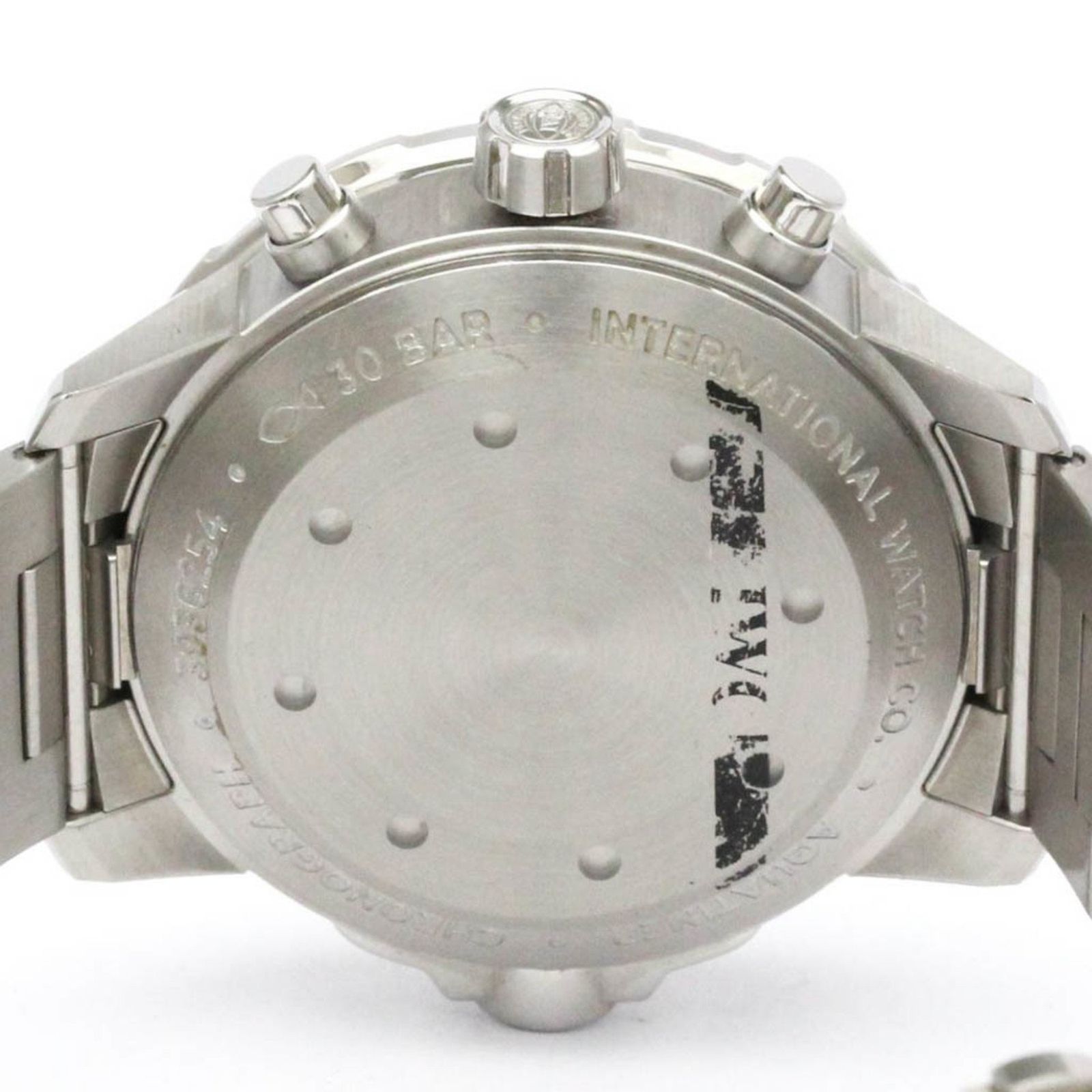  IWC アクアタイマー クロノグラフ ステンレススチール 自動巻き メンズ 時計 IW376804 外装仕上げ済み ビッグシルエット 自動巻き時計 腕時計(アナログ)