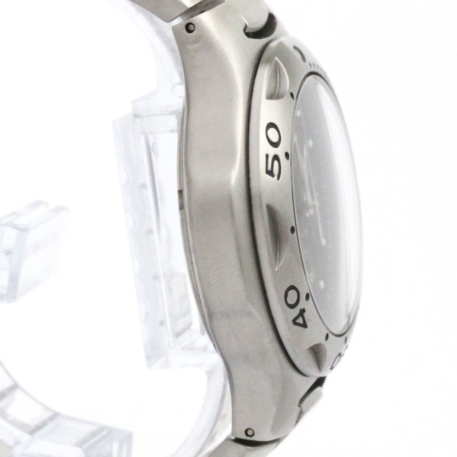  タグホイヤー TAG HEUER キリウム ステンレススチール 自動巻き メンズ 時計 CL2110 外装仕上げ済み トレンド感 自動巻き時計 腕時計(アナログ)