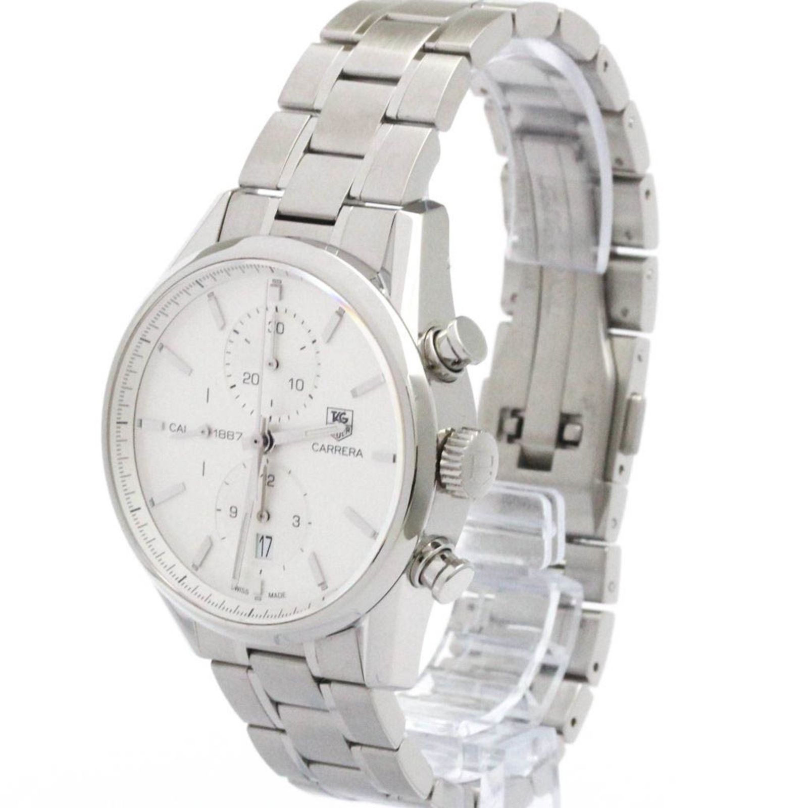 タグホイヤー TAG HEUER カレラ キャリバー1887 ステンレススチール 自動巻き メンズ 時計 CAR2111 外装仕上げ済み