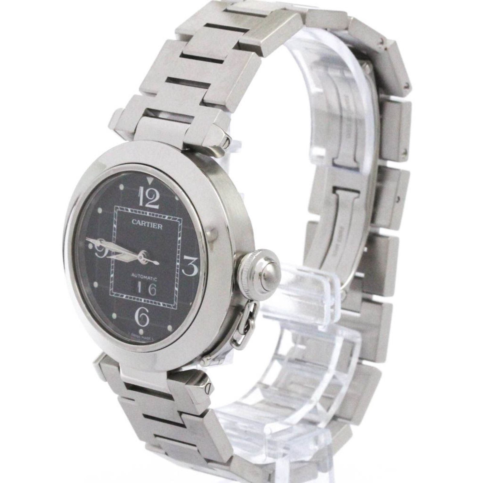 カルティエ CARTIER パシャC ビッグデイト ステンレススチール 自動巻き ユニセックス 時計 外装仕上げ済み