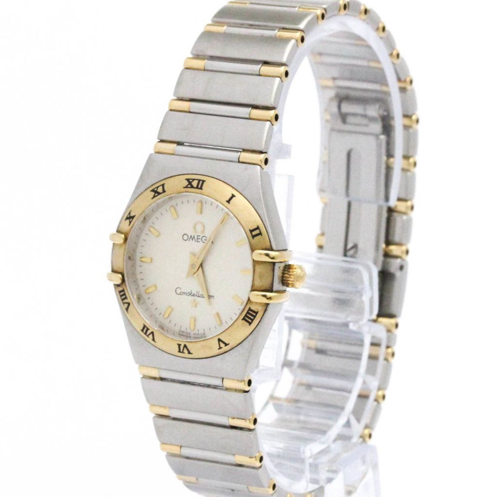 オメガ OMEGA コンステレーション K 18 ゴールド ステンレススチール クォーツ レディース 時計 1362.30 外装仕上げ済み