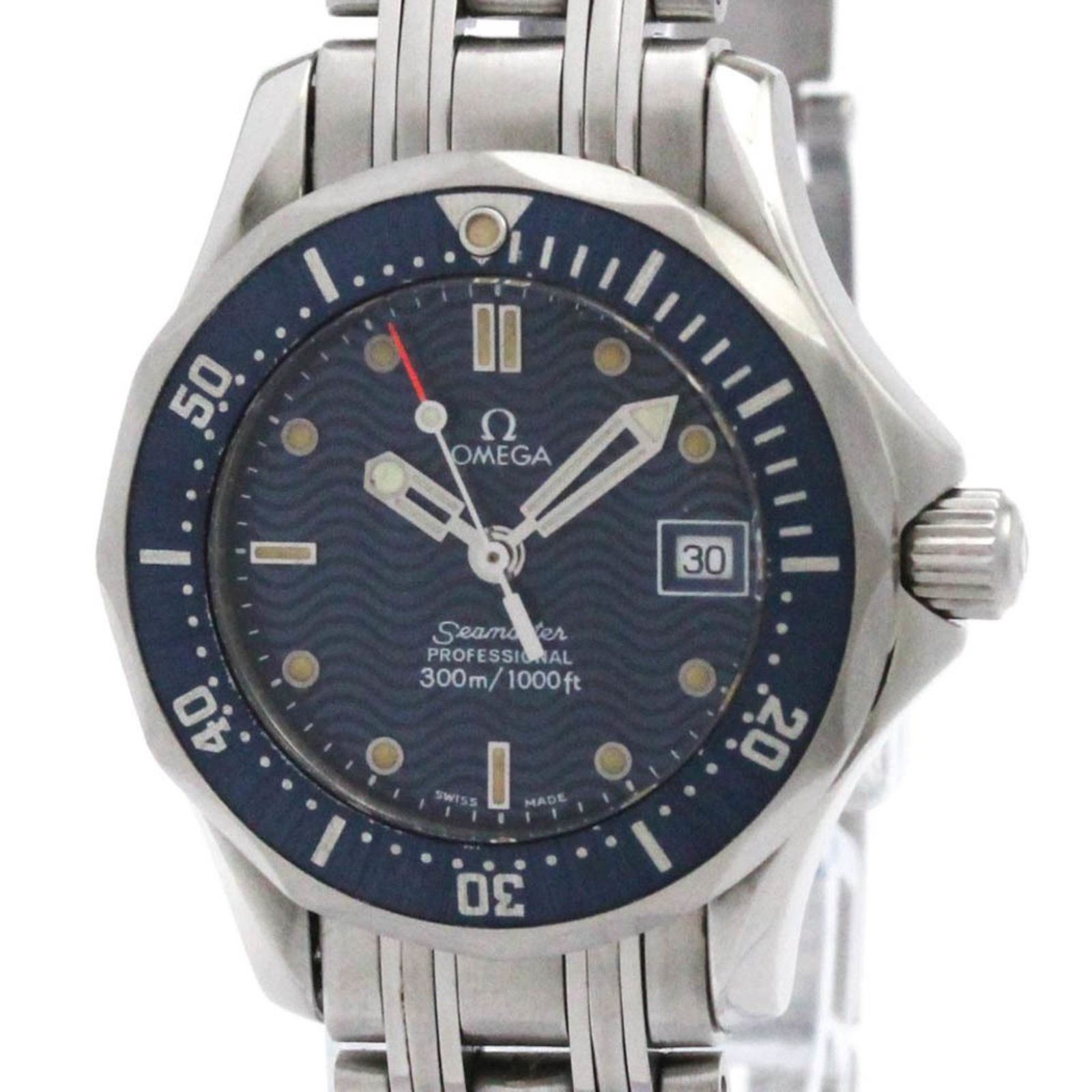 オメガ OMEGA シーマスター プロフェッショナル 300M ステンレススチール クォーツ レディース 時計 2583.80 外装仕上げ済み