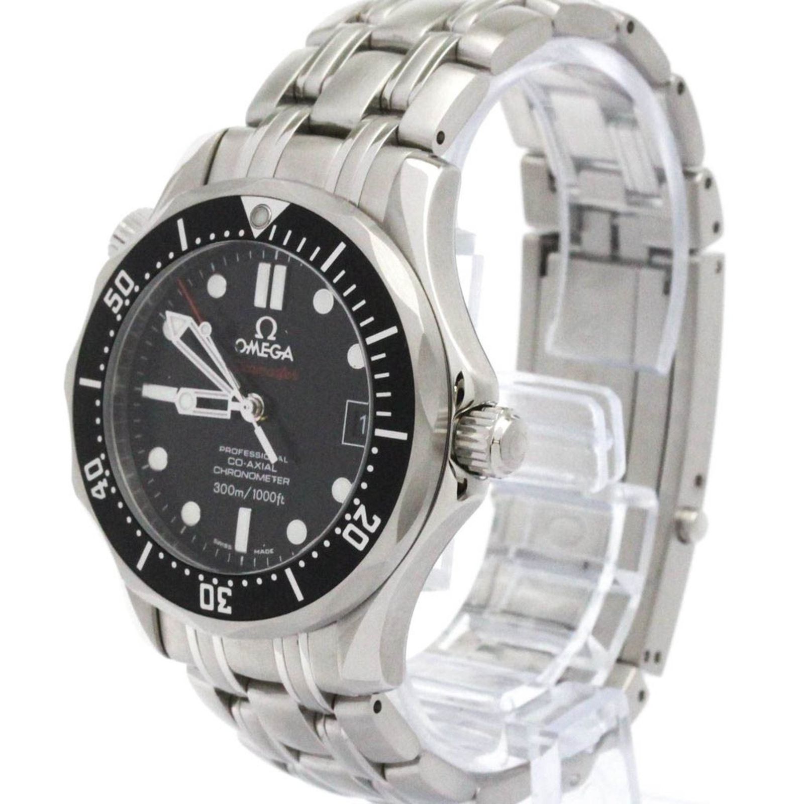 オメガ OMEGA シーマスター ダイバー 300M コーアクシャル ステンレススチール 自動巻き ボーイズ 時計 212.30.36.20.01.001 外装仕上げ済み