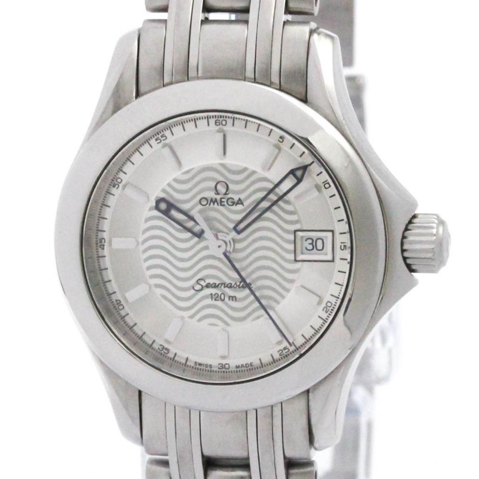 オメガ OMEGA シーマスター 120 M ステンレススチール クォーツ レディース 時計 2571.31 外装仕上げ済み