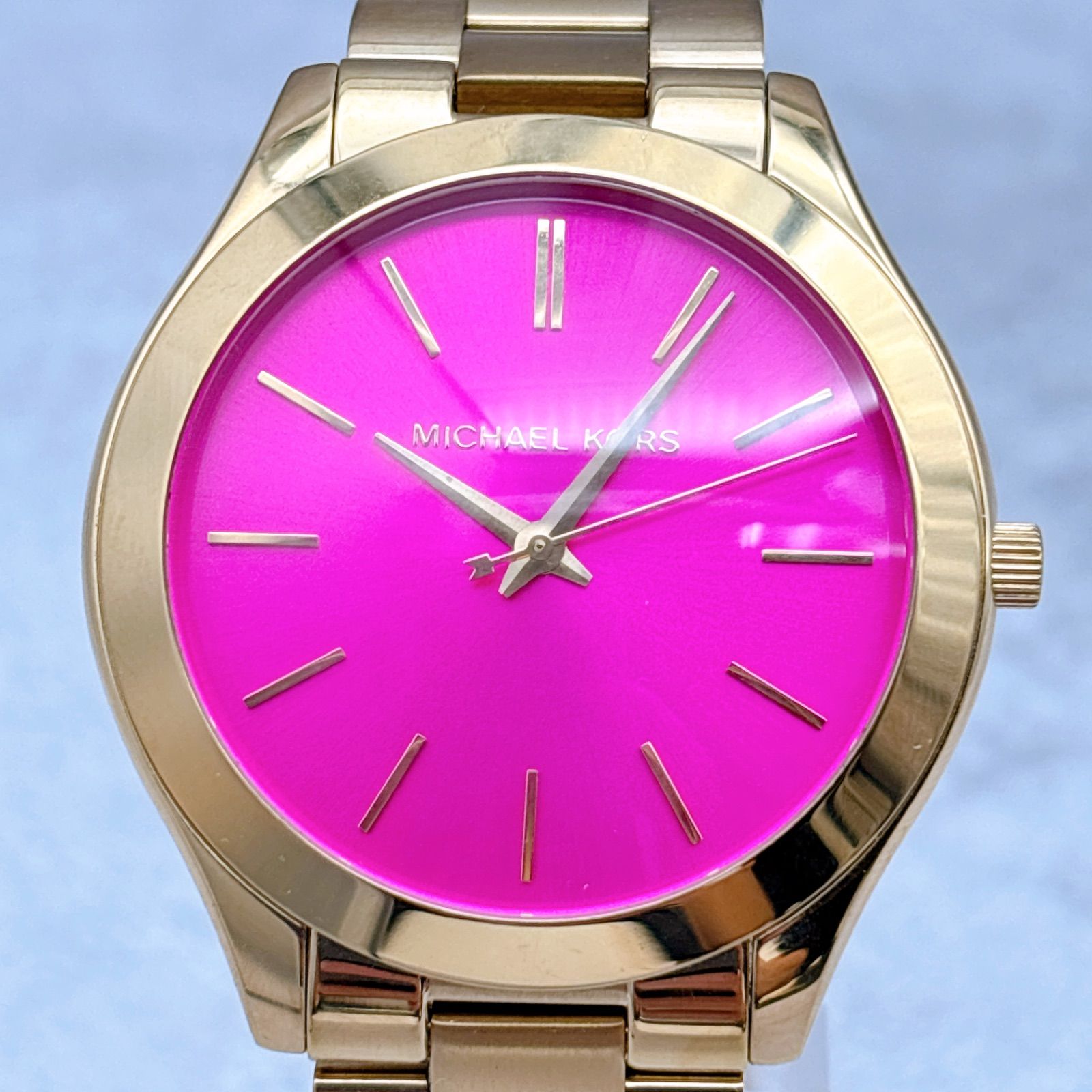 稼働 Michael Kors マイケルコース レディース 腕時計 スリムランウェイ MK-3264 QZ 51