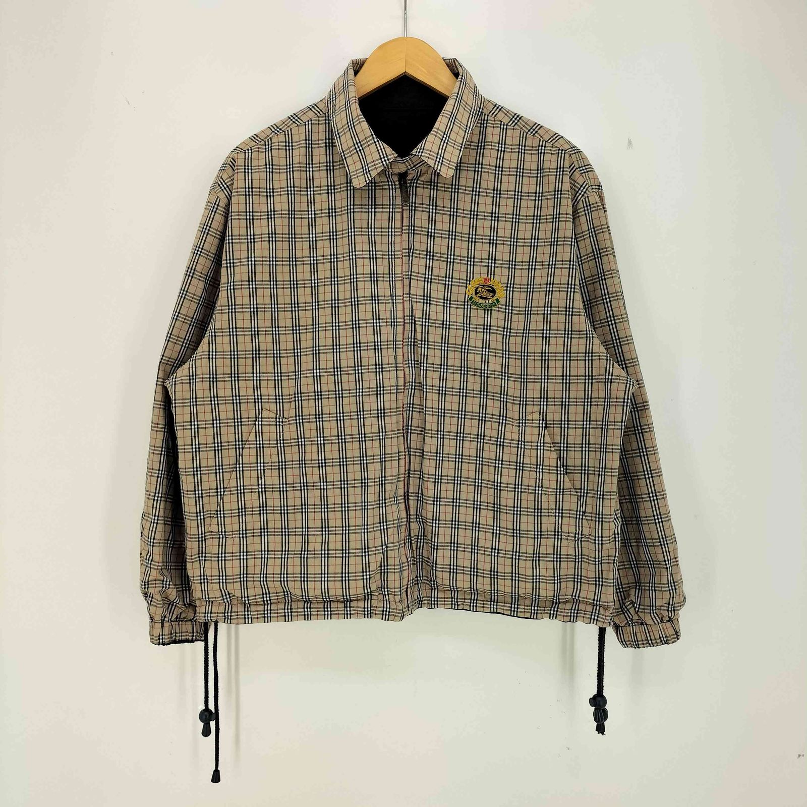 バーバリーズ BURBERRYS 90s 白タグ ロゴ刺繍 ノバチェック