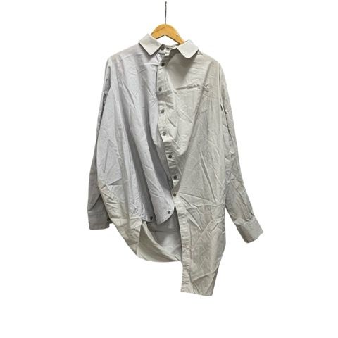 アンリアレイジ ANREALAGE シャツ 長袖 無地 コットン 1 グレー