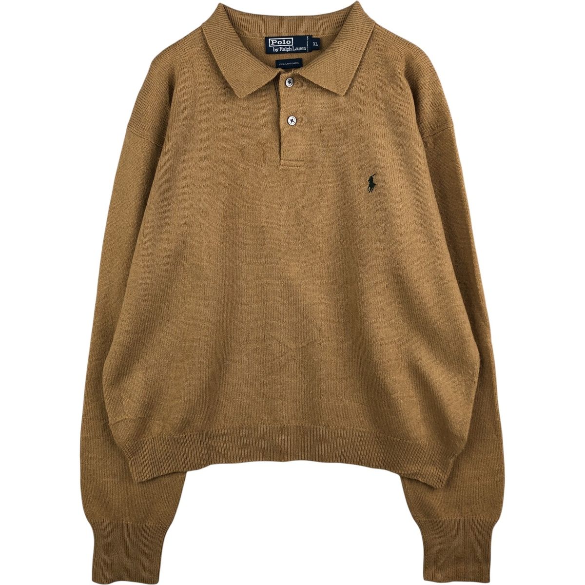 古着 ラルフローレン Ralph Lauren POLO by Ralph Lauren ラムウールニットセーター メンズXL相当 eaa593576