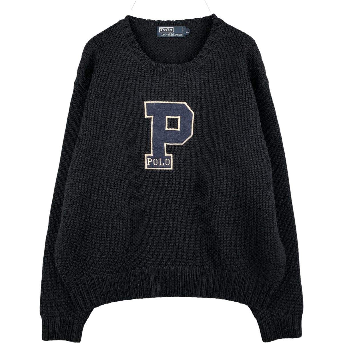 古着 ラルフローレン Ralph Lauren POLO by Ralph Lauren ウールニットセーター メンズXL相当 eaa593564