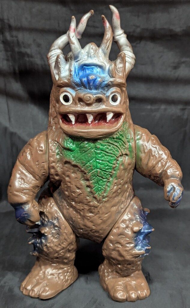 ブルマァク ブルマァクST/VINソフビ ミクラス/茶成型/青/赤/緑塗装