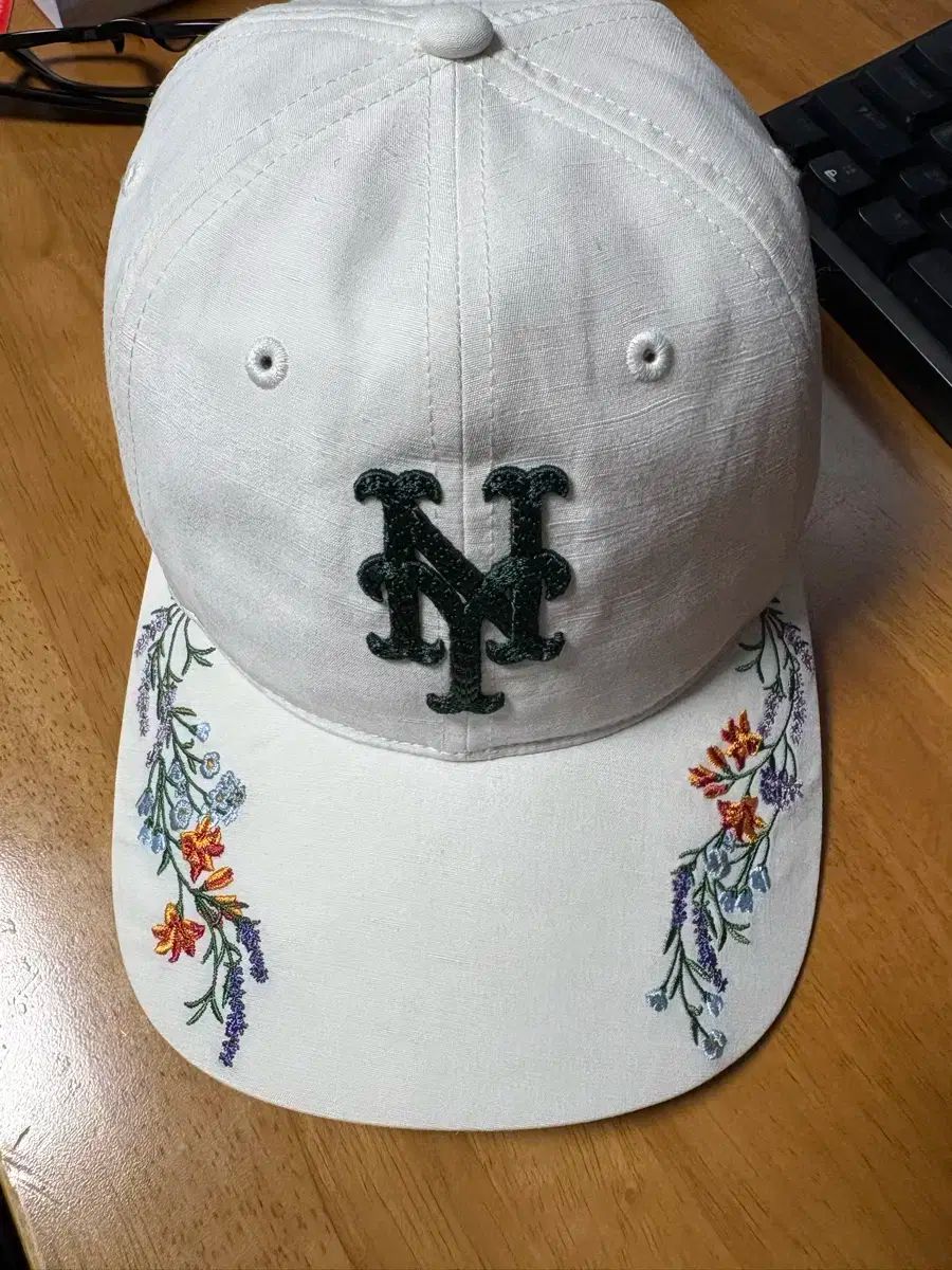 Kith47 NEW YORK METS リネン プロ ベースボールキャップ Lサイズ