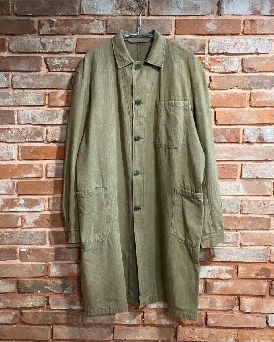 ヴィンテージ チェコ軍 80s ヘリンボーン hbt ミリタリー ウォーク コート