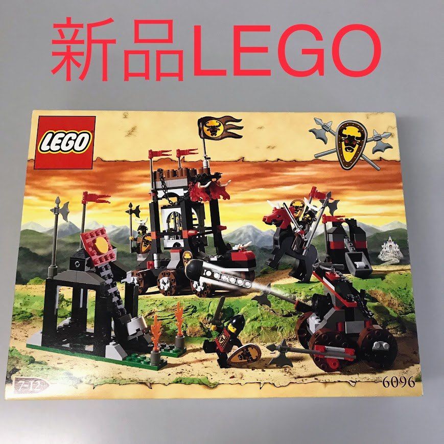 LEGO レゴ ナイトキングダム 6096 ブルズアタック DB 115 C お城シリーズ キャッスル ミニフィグ 兵士 騎士 馬 武器 372