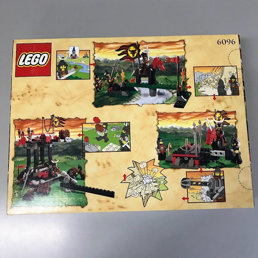 LEGO レゴ ナイトキングダム 6096 ブルズアタック DB-115-C お城シリーズ キャッスル ミニフィグ 兵士 騎士 馬 武器 372