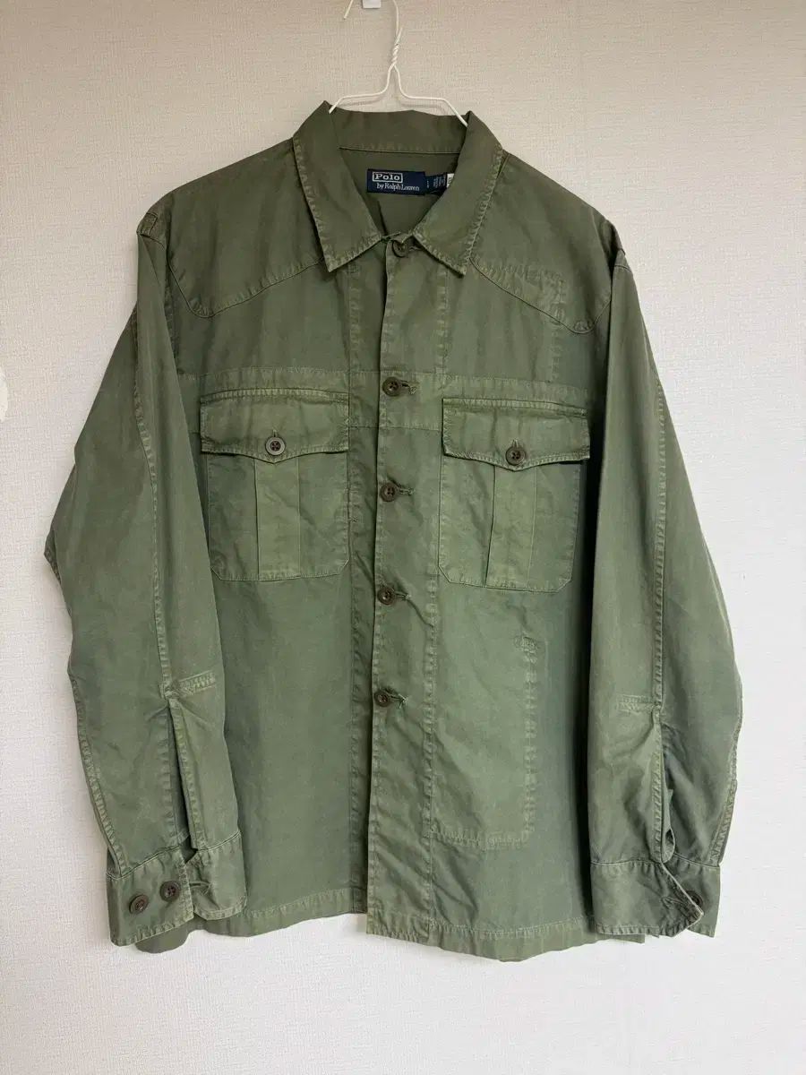 L ポロ ラルフローレン m43 ツイル ユーティリティ オーバ カーキ シャツ ジャケット