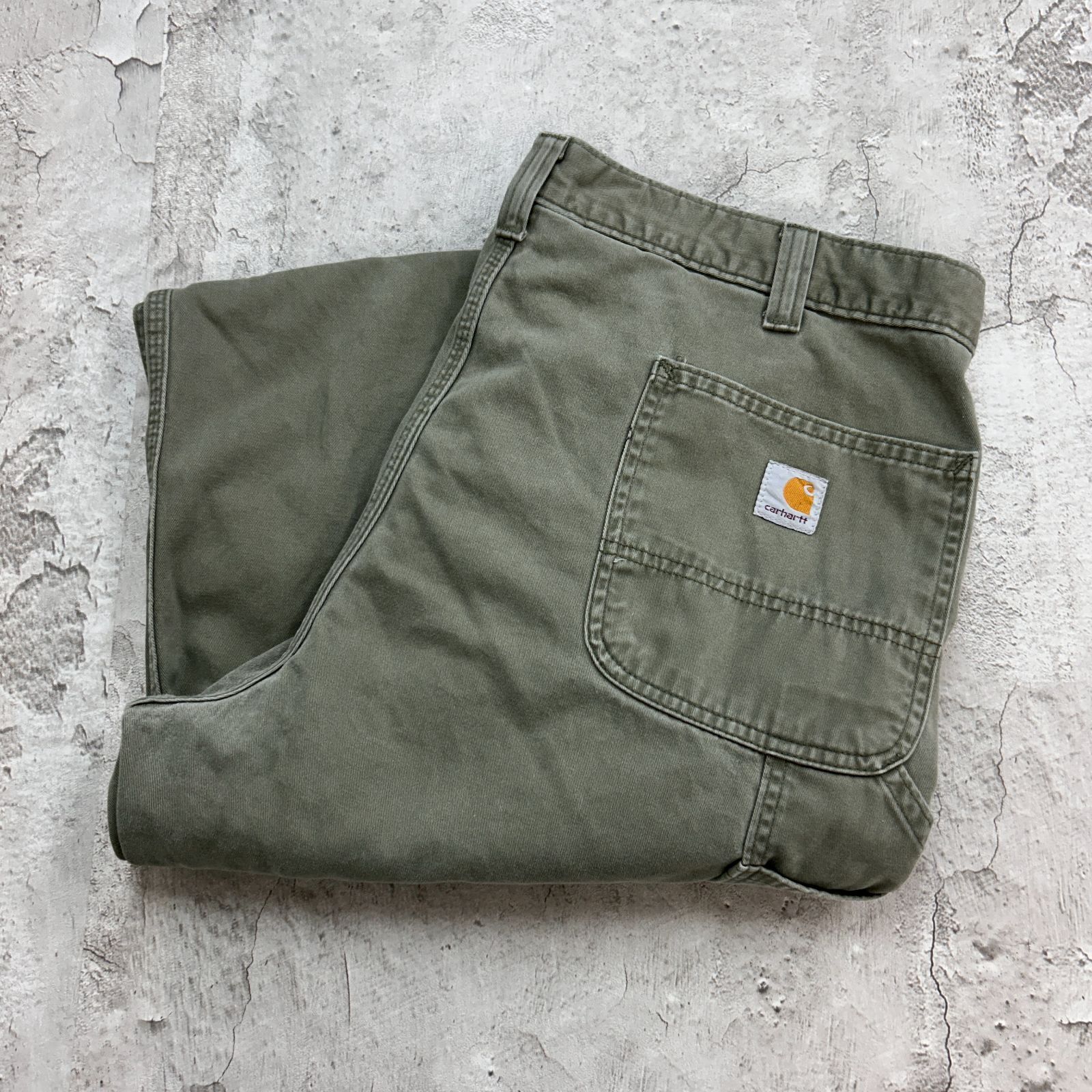 Carhartt カーハート ツイルペインターパンツ 古着 ARG アーミー