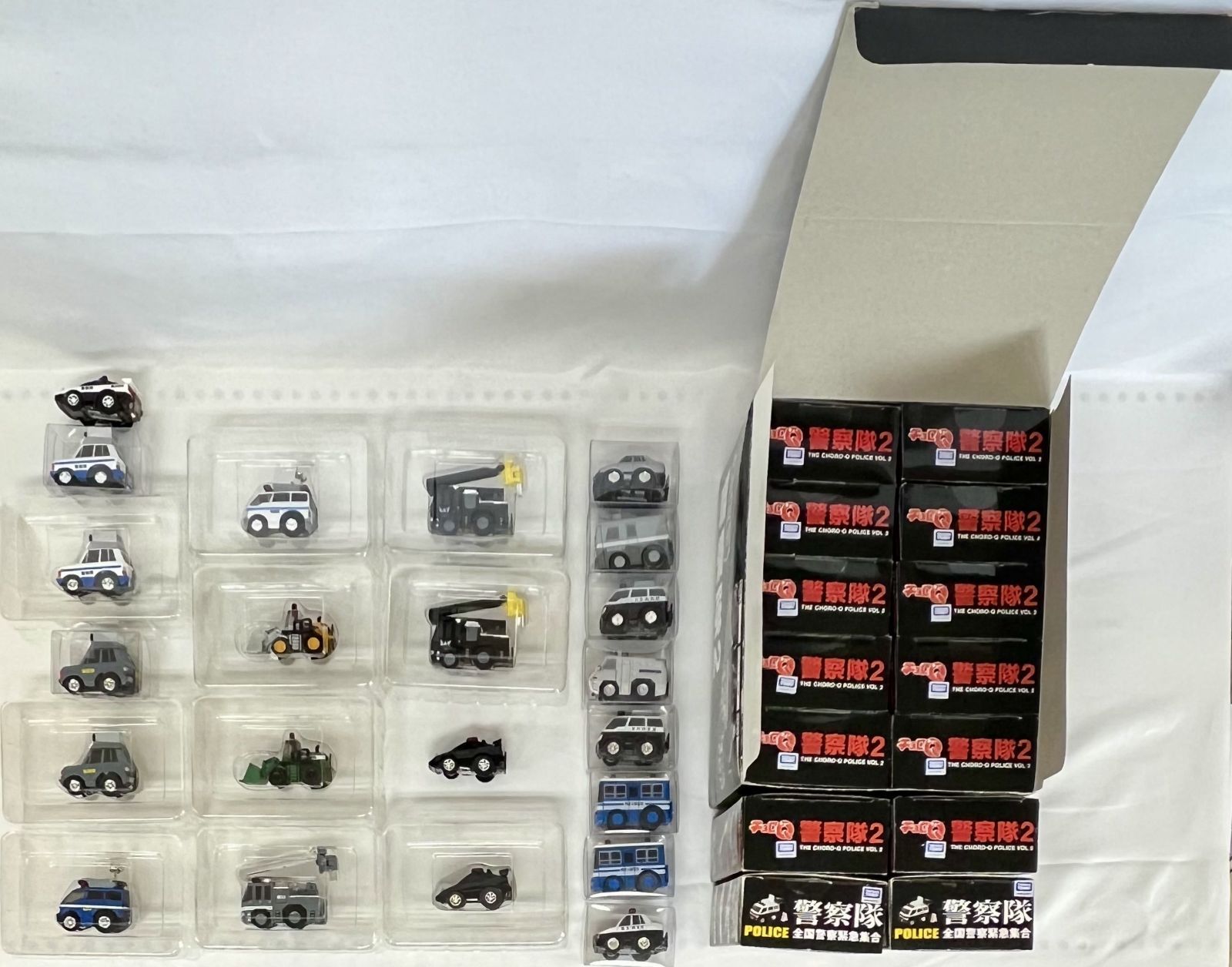 チョロＱ 警察隊 17種22個セット
