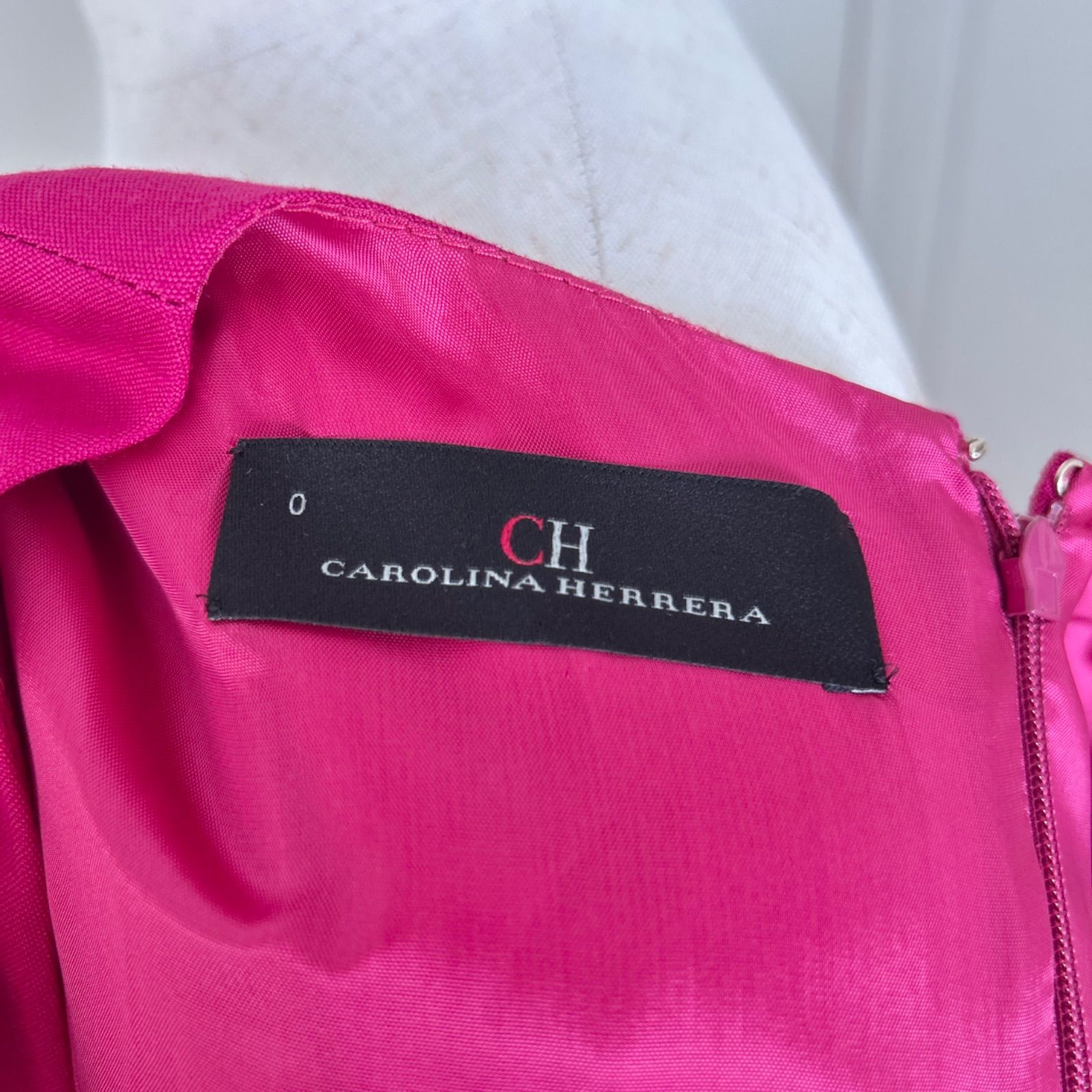 CH Carolina Herrera キャロリーナヘレラ ワンピース ノースリーブ 美 