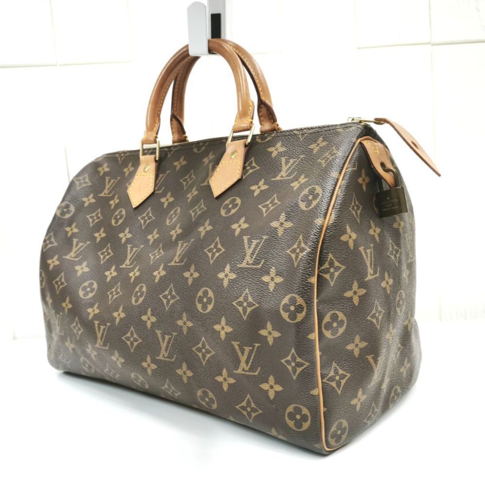人気 LOUIS VUITTON ルイヴィトン モノグラム スピーディー35 ハンドバッグ M41524 ブラウン SNA 0251013034007EZ