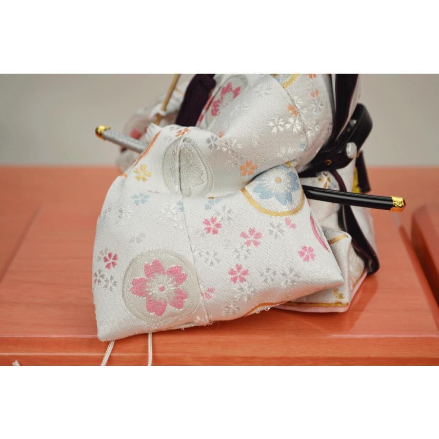 ひな人形 親王収納飾り 北寿 4C12-ST-204D 雪輪に桜 可愛らしい収納飾り 付き WWW_OPDRERGINERDOGAN_COM