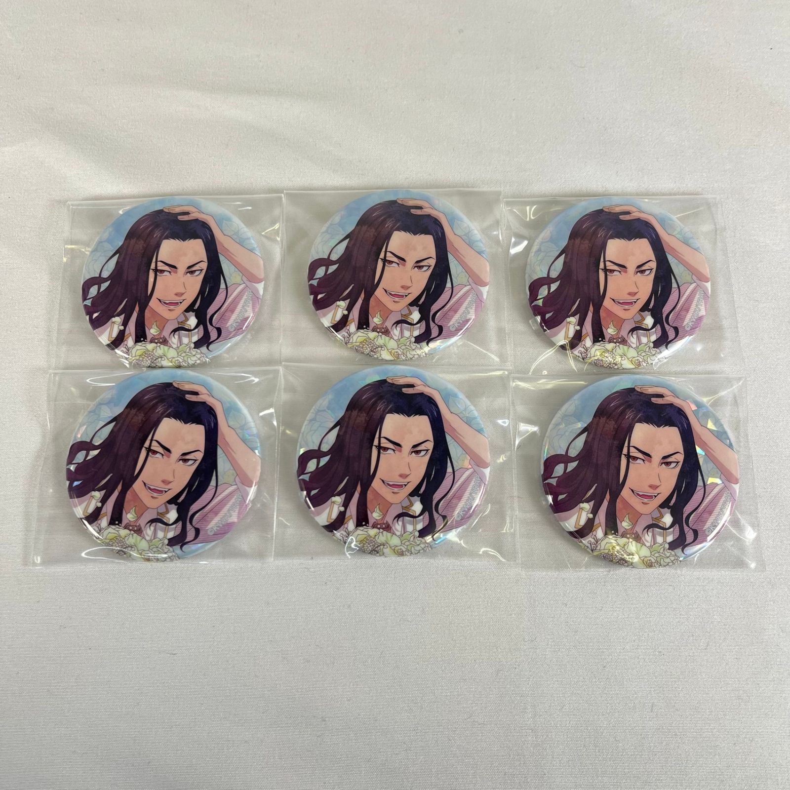 東京リベンジャーズ トレーディングホロ缶バッジ Bouquet 場地圭介 24