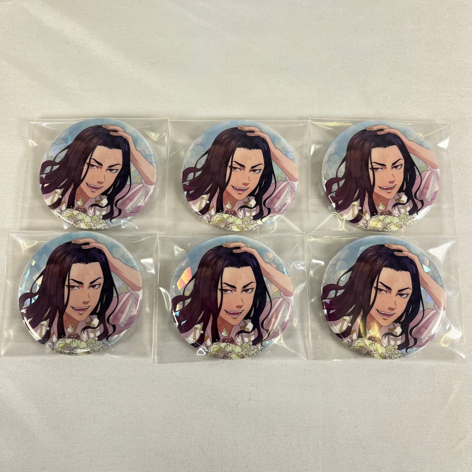 東京リベンジャーズ トレーディングホロ缶バッジ Bouquet 場地圭介 24