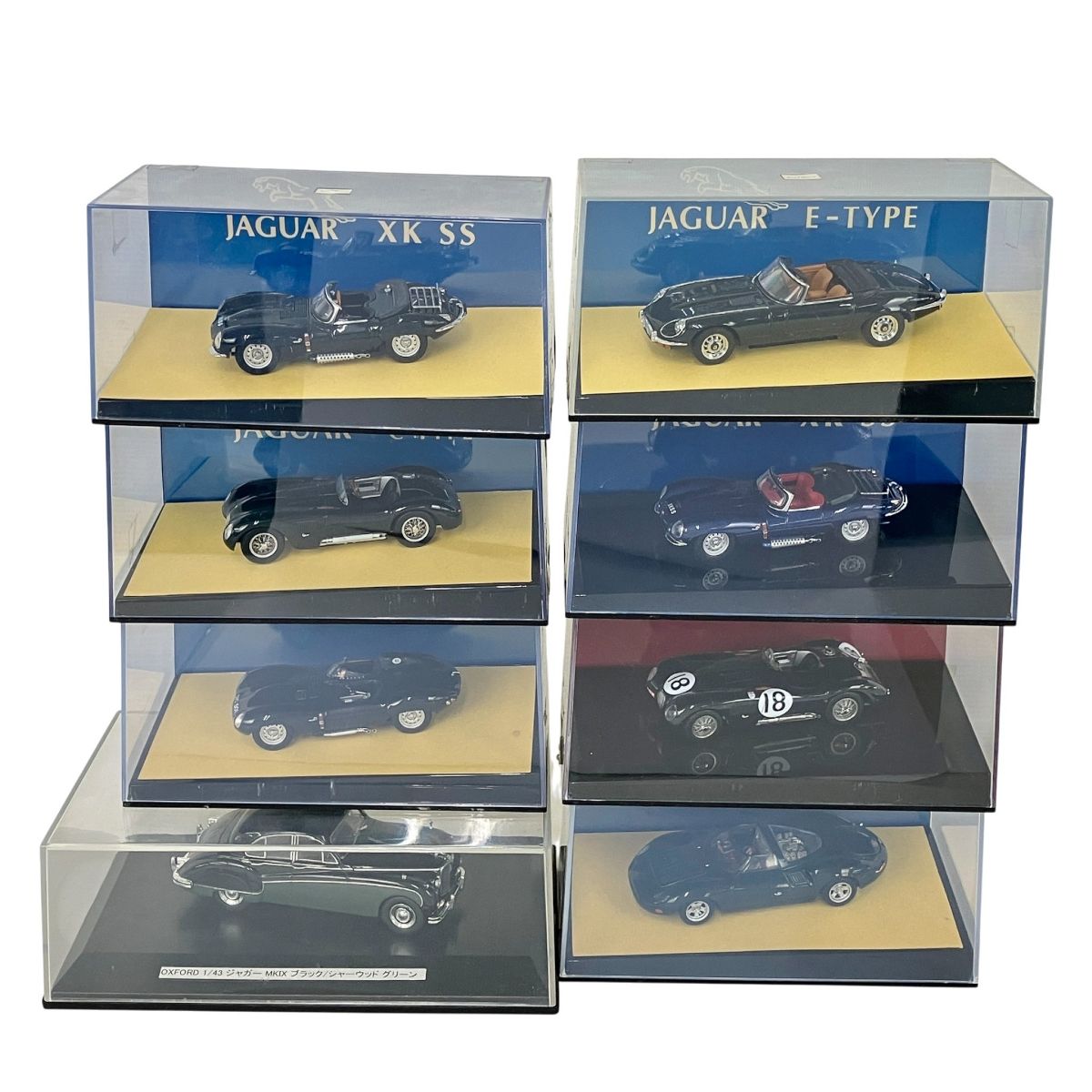 AUTOart OXFORD JAGUAR 1 43スケール カー 8台おまとめ ジャガー 自動車模型