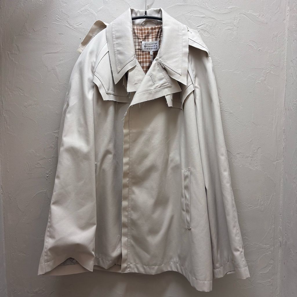 Maison Margiela メゾンマルジェラ 20SS Cotton Twill Trench Coat トレンチコート S50AM0449 ベージュ size 50 代官山A11
