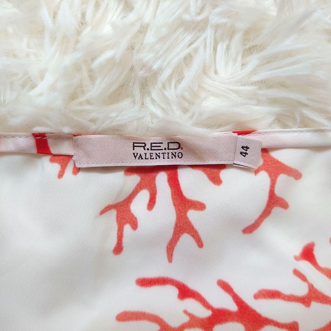 RED VALENTINO トップス コーラルリーフ レッドヴァレンティノ 白 サイズ44 ITALY GINKGOPHARMACY_COM